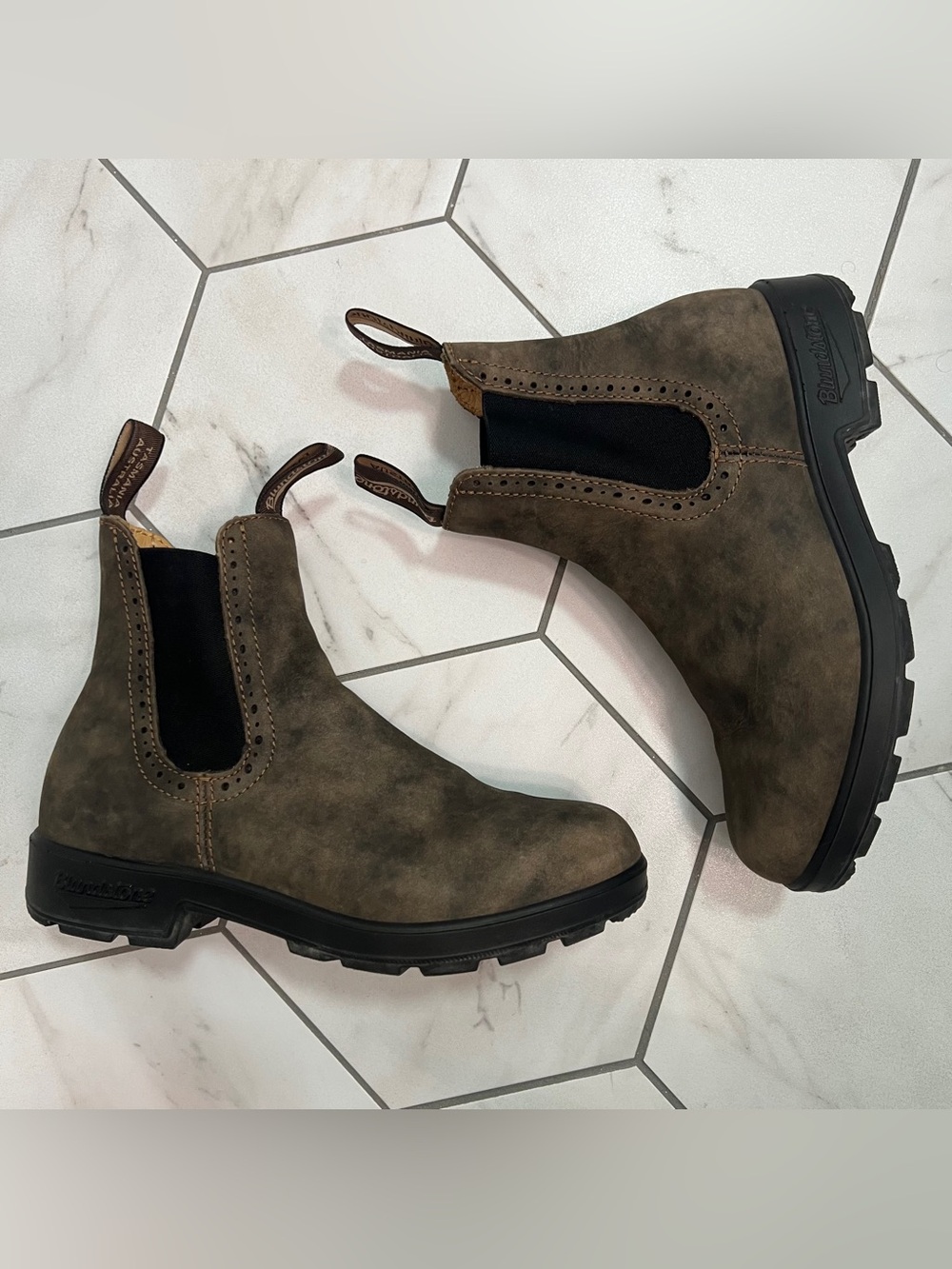 Blundstone High-Top 1351 Rustic Brown Chelsea Boot Size 7 Women's - Picture 5 of 11